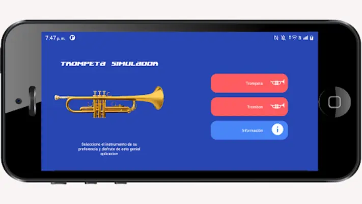 Trompeta Simulador android App screenshot 0